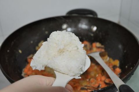 Salted Egg Yolk Fried Rice recipe