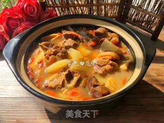 Lamb Stew with Radishes recipe