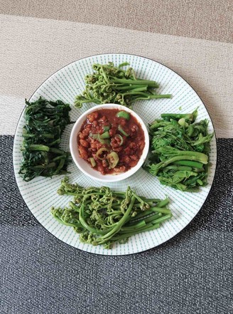 A Plate of Wild Vegetables
