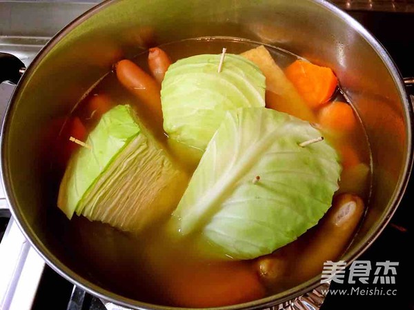 Thick Soup Boiled Vegetables recipe