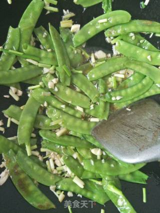 Garlic Snow Peas recipe