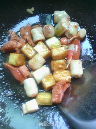 Red Soup-amaranth Fish Tofu Soup recipe