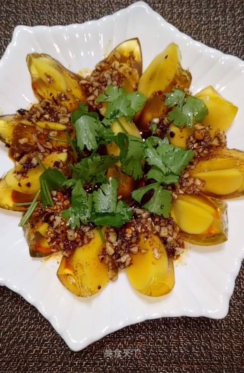 Preserved Egg with Cold Dressing recipe