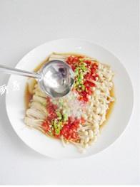 Chopped Pepper Enoki Mushroom recipe