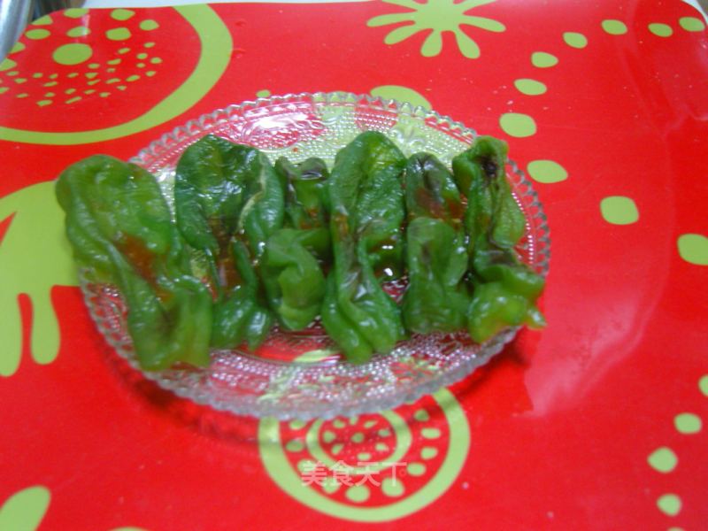 Oil-free Tiger Skin Green Pepper recipe