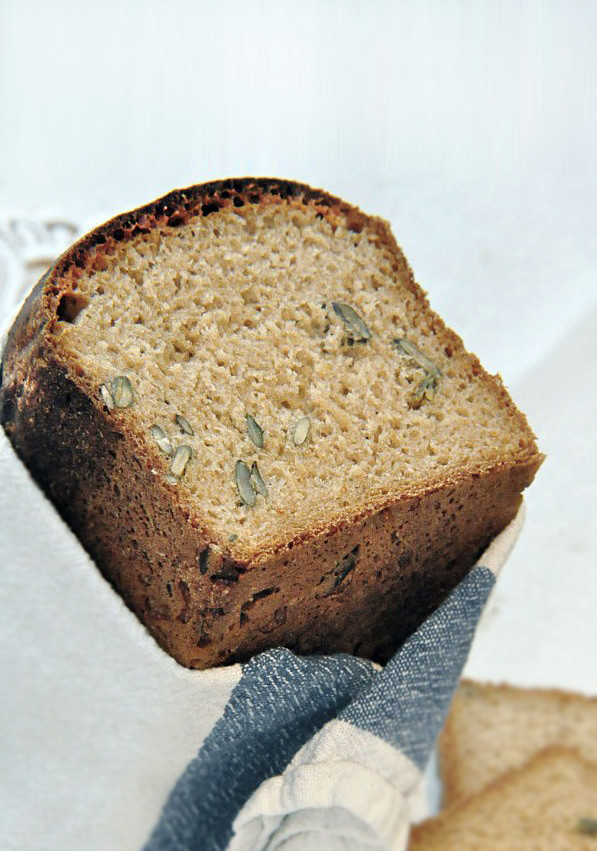 Oatmeal Pumpkin Seed Honey Bread recipe