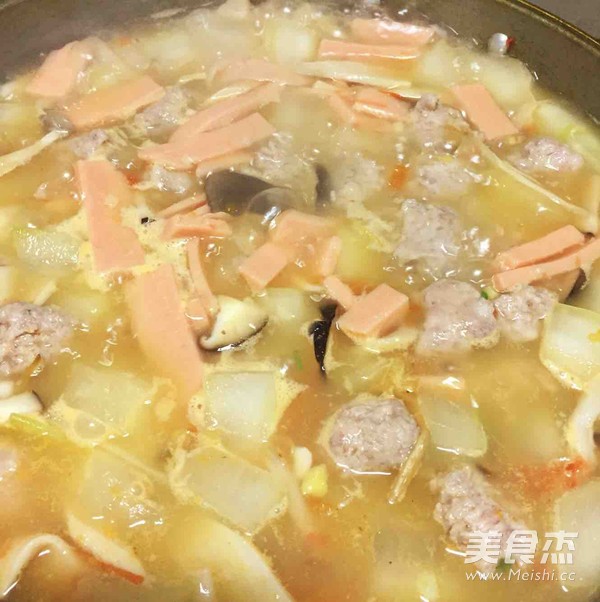 Sanxian Yuanzi Soup recipe