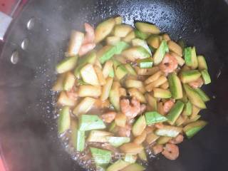 Fried Zucchini with Shrimp recipe