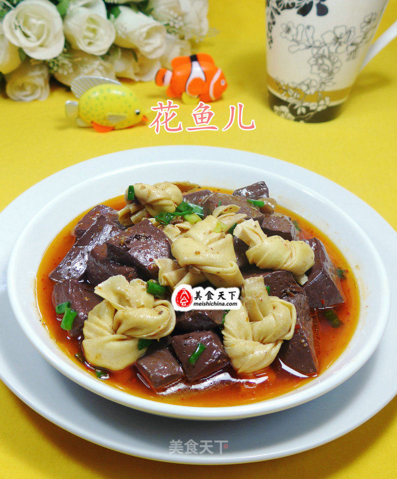 Boiled Goose Blood with Beef Sauce recipe