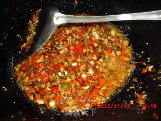 Homemade Mushroom Chopped Pepper Spicy Sauce recipe