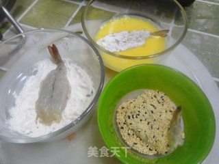 Sesame Shrimp Steak recipe
