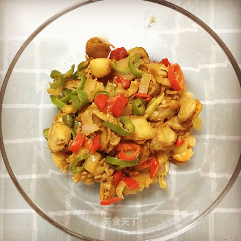 Spicy Fried Scallop Meat recipe