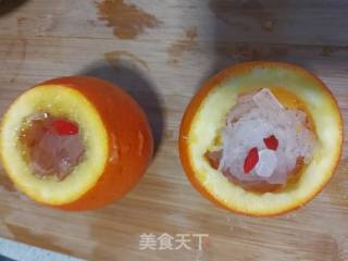 Bird's Nest with Rock Sugar and Stewed Orange recipe