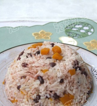 Red Bean Pumpkin Rice recipe