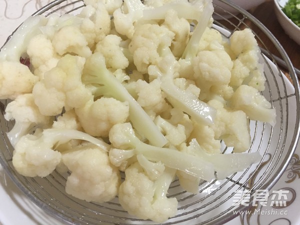 Braised Cauliflower with Pork Belly recipe