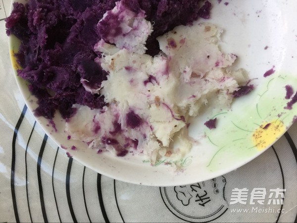 Purple Potato Yam Puree recipe