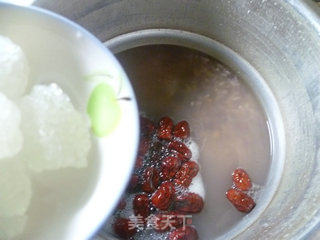 Rice Porridge with Red Dates and Red Beans recipe