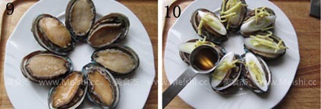 Steamed Fresh Abalone with Oyster Sauce recipe
