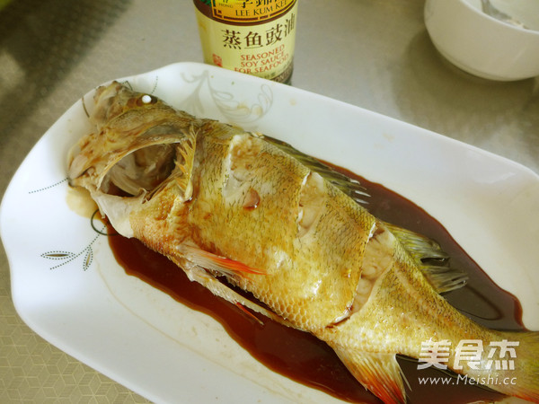 Steamed Red Tail Fish recipe