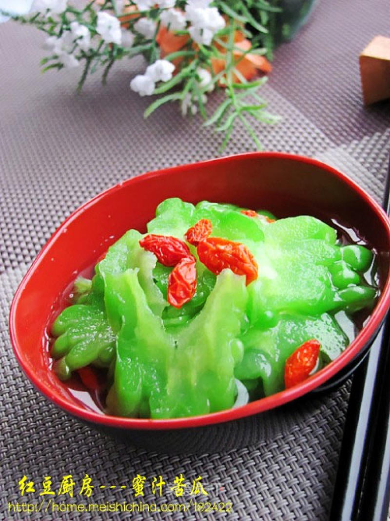 【summer Cold Dishes】--- Honey Bitter Gourd recipe