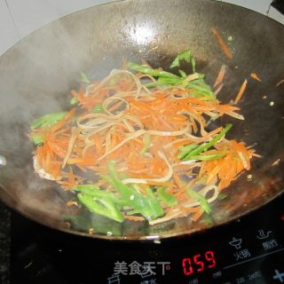 Green Pepper Squid Shredded Radish recipe