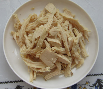 Mung Bean Sprouts Mixed with Shredded Chicken recipe