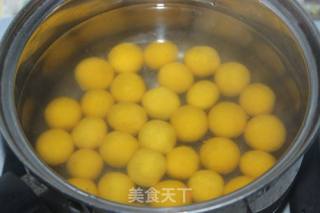 Squash Glutinous Rice Balls recipe