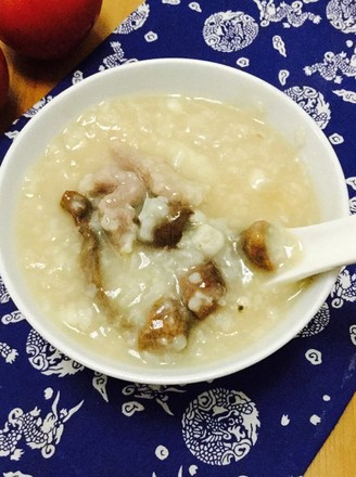 Real Shimeji Mushroom and Lean Pork Congee recipe