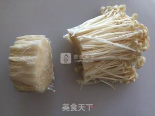 Steamed Enoki Mushrooms with Bacon recipe
