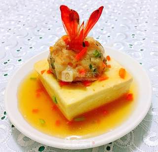 Pearl Shrimp Ball Tofu Treasure Box recipe
