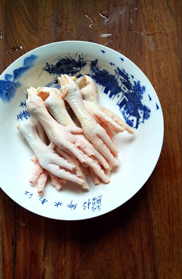 Hot and Sour Chicken Feet without Bone recipe