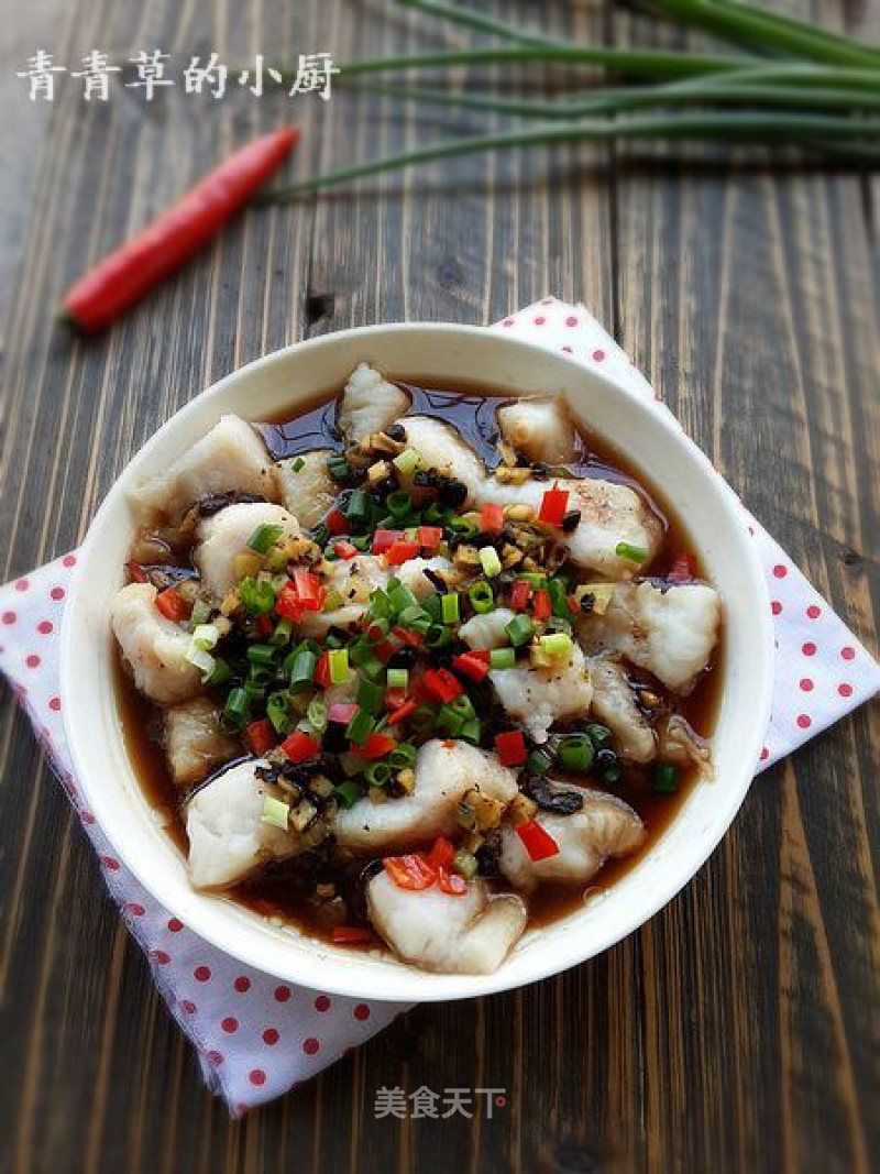 Steamed Long Lee Fish with Tempeh recipe