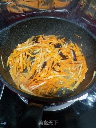 Vegetarian Stir-fried Three Silk recipe