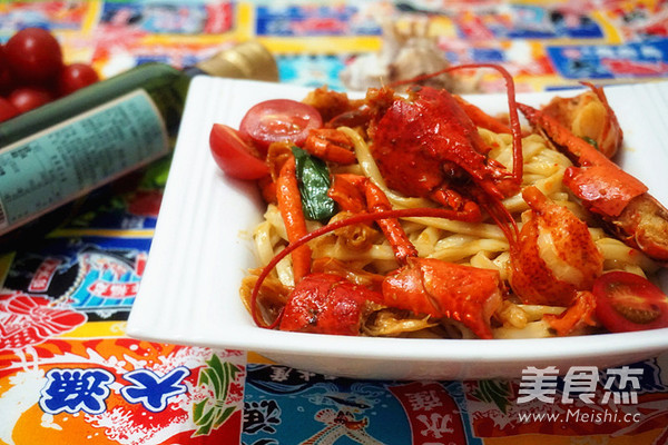 Lobster Fried Noodles recipe