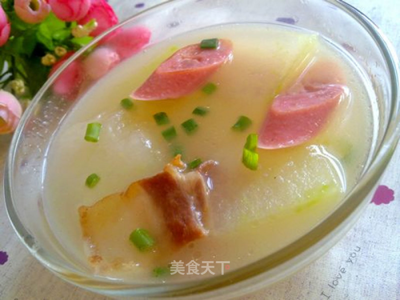 Bacon Ham and Winter Melon Soup recipe