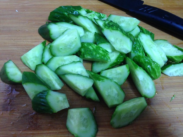 Tossed with Onion and Cucumber recipe