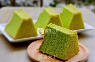 #aca烤明星大赛# Spinach Chiffon Cake (8 Inches) recipe