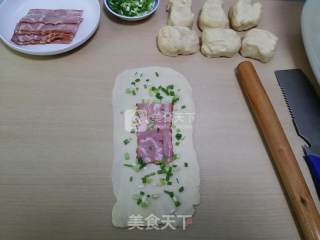 Scallion Bacon Roll recipe