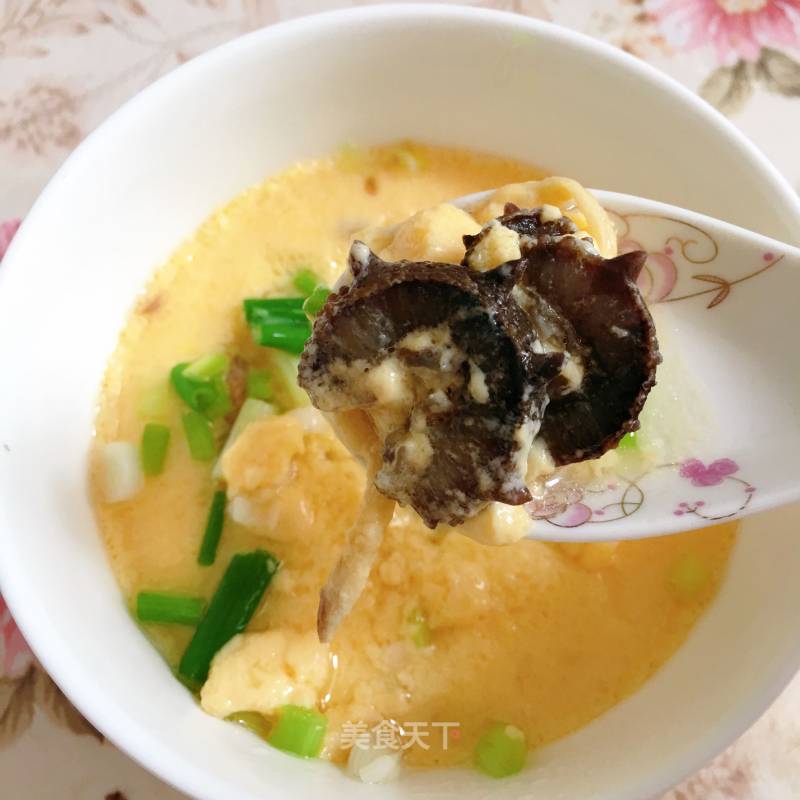 Sea Cucumber Steamed Egg recipe