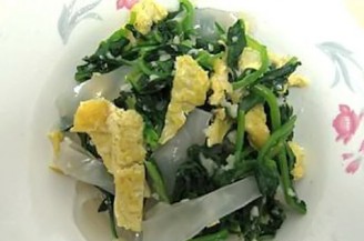 Cold Spinach Eggs recipe