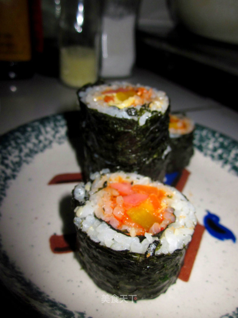 [korean Seaweed Sushi Roll] recipe