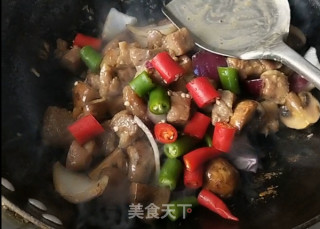 Stir-fried Beef with Mushrooms recipe