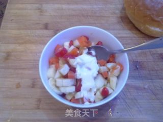 Fruit Burger recipe