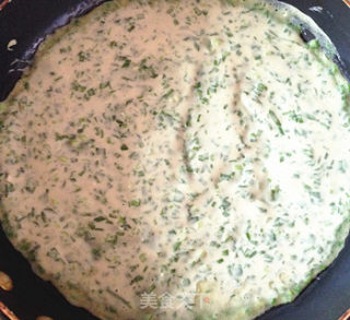 Leek Egg Pancake recipe