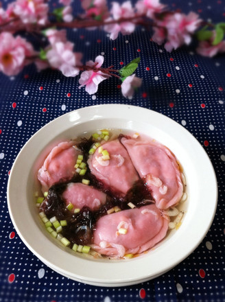 Seaweed and Shrimp Skin Dumpling Wonton recipe