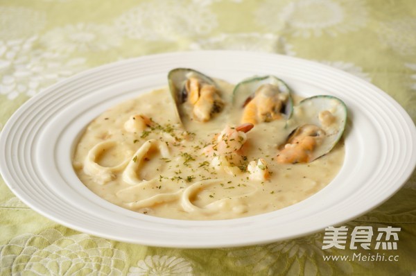 Seafood Cream Soup recipe