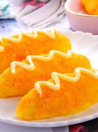 Crispy Cheese Heart Mashed Potatoes Baby Food Recipe recipe