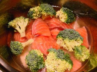 Salmon Stewed with Cream recipe