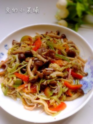 Baby Healthy Noodles--colorful Fried Noodles recipe