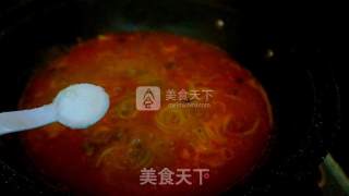 Tomato Beef Boiled Rice Noodles recipe